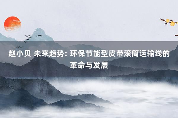 赵小贝 未来趋势: 环保节能型皮带滚筒运输线的革命与发展