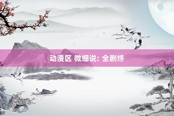动漫区 微细说: 全剧终