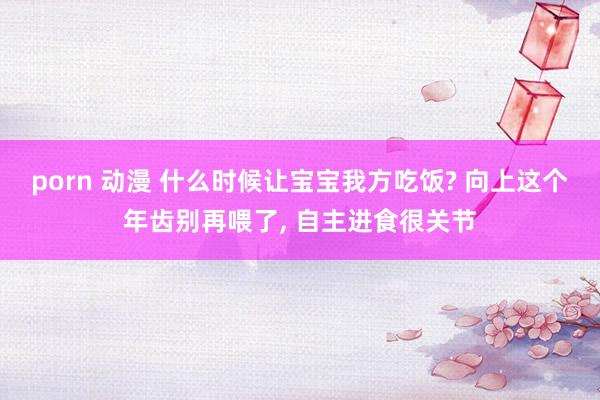 porn 动漫 什么时候让宝宝我方吃饭? 向上这个年齿别再喂了， 自主进食很关节